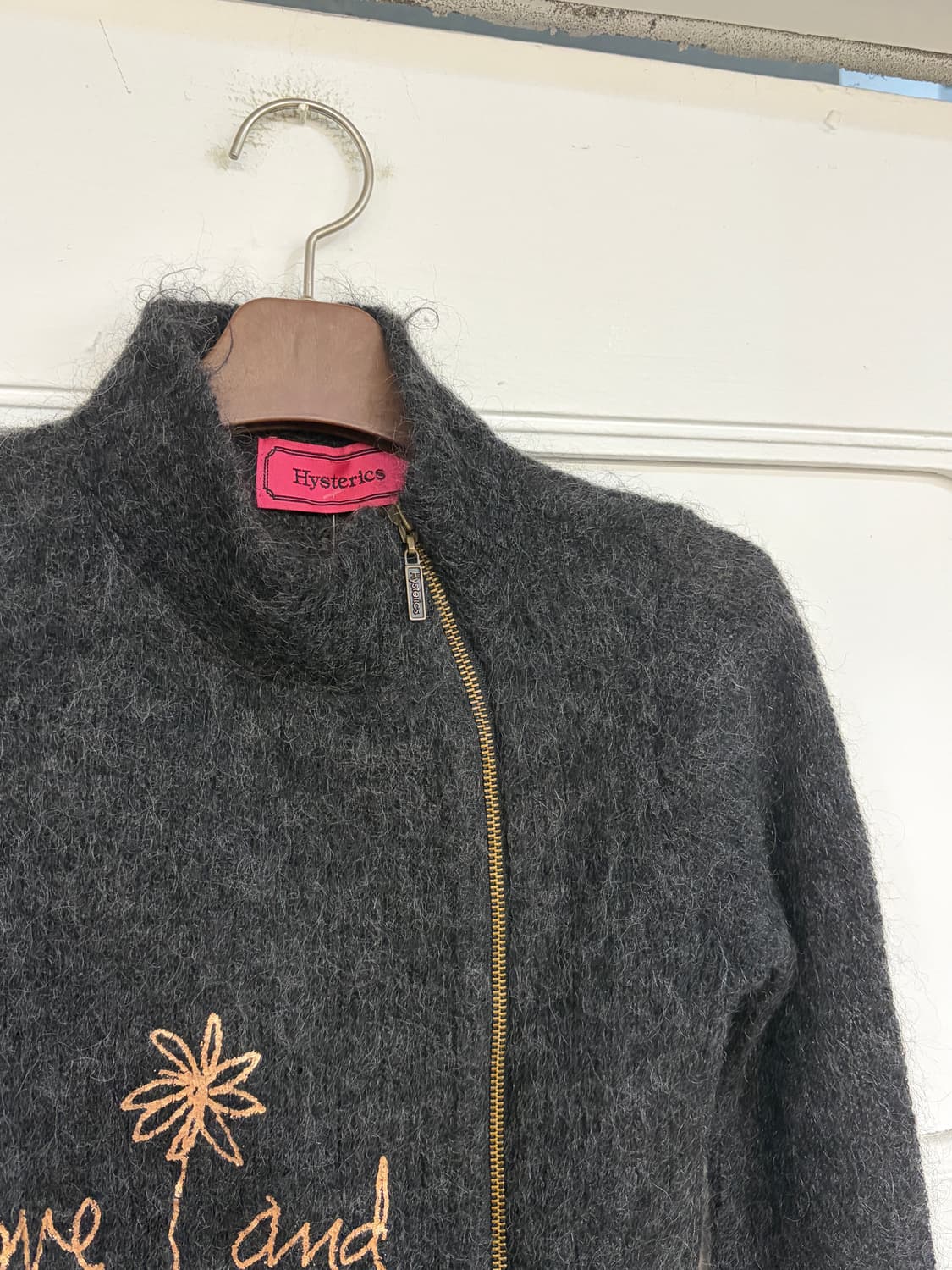 착샷O!! 히스테릭글래머 투웨이 모헤어 가디건 상품이미지5