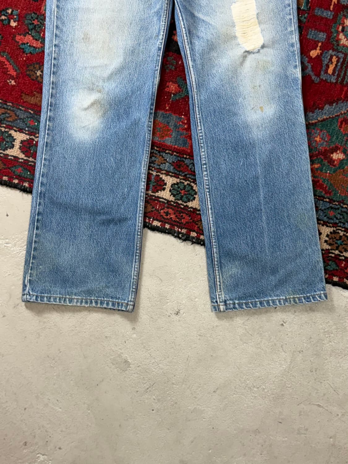 90's USA Made 빈티지 리바이스 517 오렌지탭 부츠컷 데님 상품이미지7