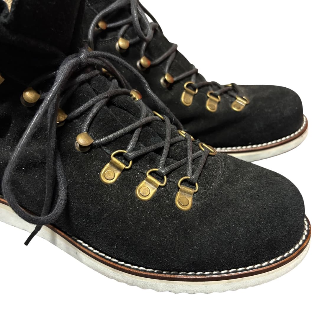 바니스뉴욕 블랙 스웨이드 화이트솔 하이킹부츠 42 270 마운틴부츠 상품이미지4