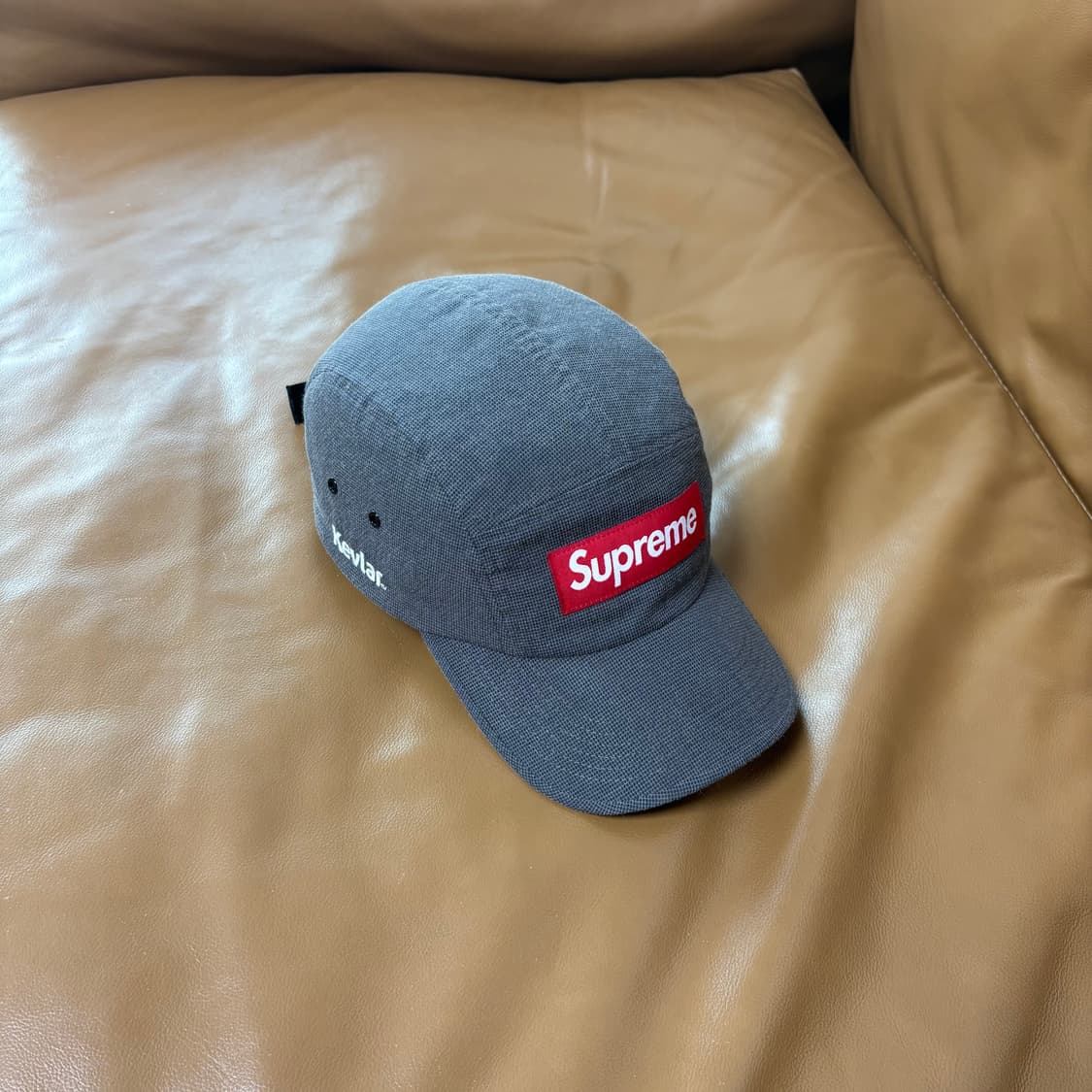 슈프림 캠프캡 모자 박스로고 케블라 그레이 상품이미지1