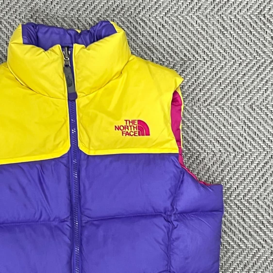 노스페이스 배색 패딩 베스트 v0816 상품이미지5