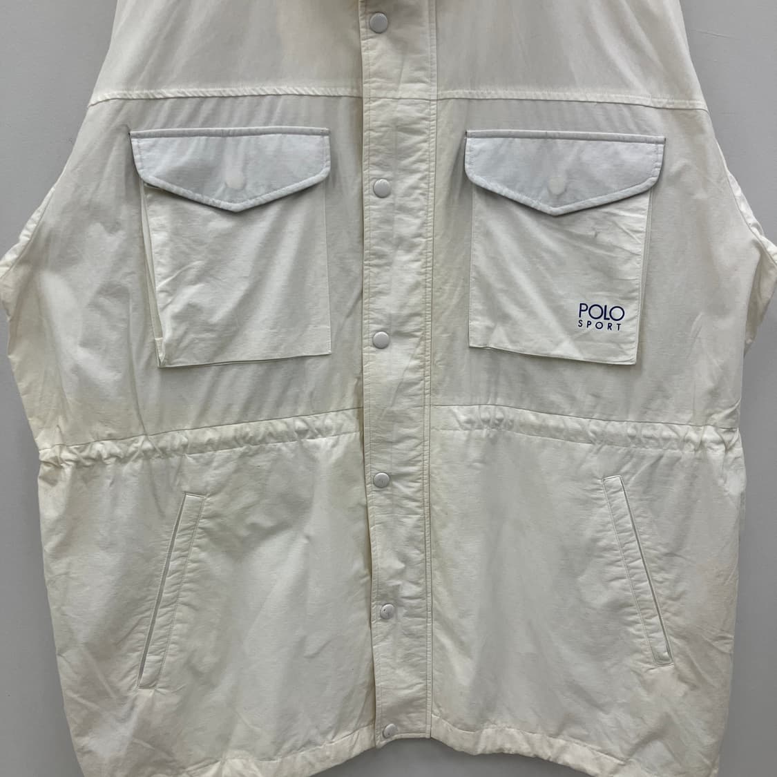 폴로 랄프로렌 화이트 나일론 야상 자켓 100 상품이미지5