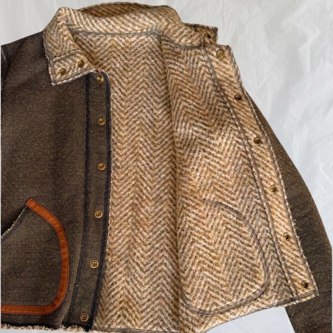 (착샷o) Kapital 캐피탈 브라운 자켓  상품이미지3