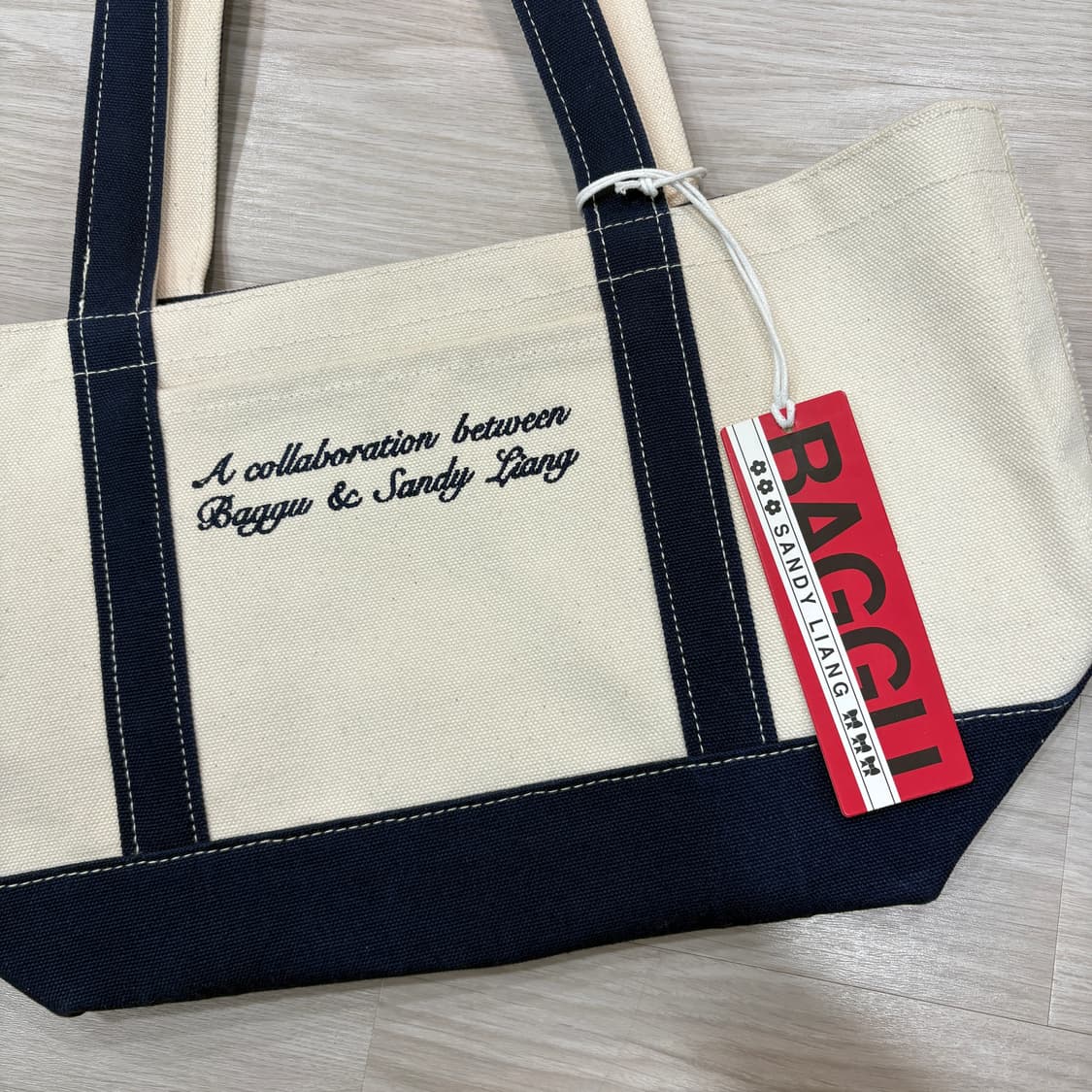 BAGGU x 샌디리앙 캔버스 토트백 상품이미지4