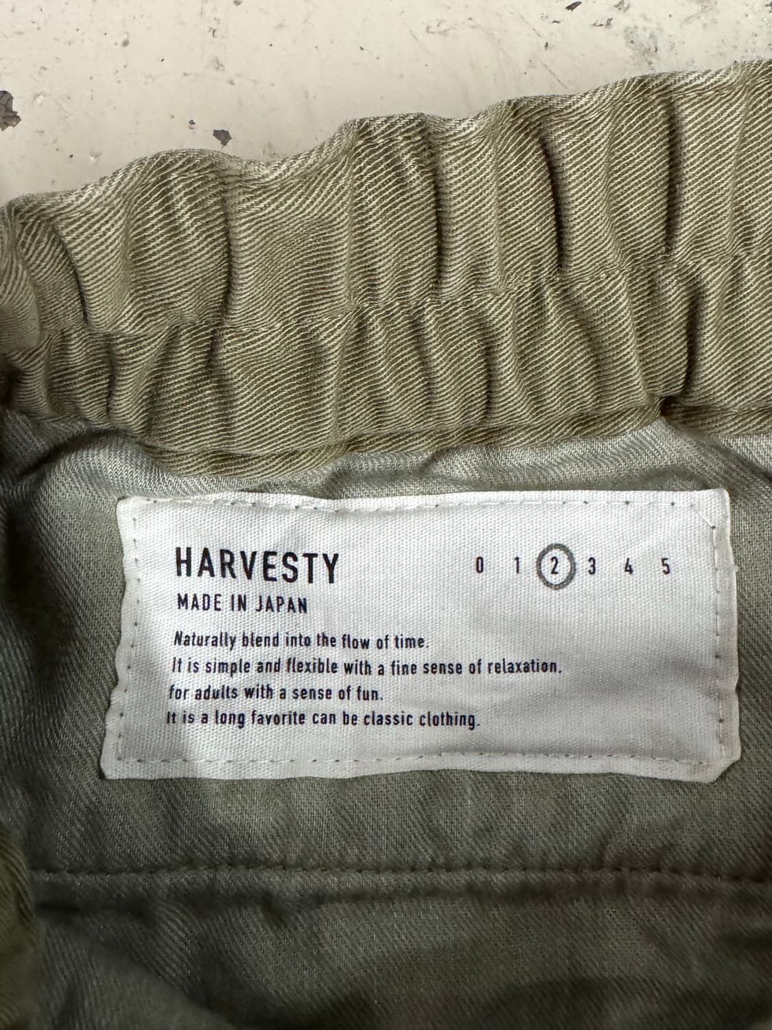 Harvesty 하베스티 올리브 카키 벌룬팬츠 상품이미지3