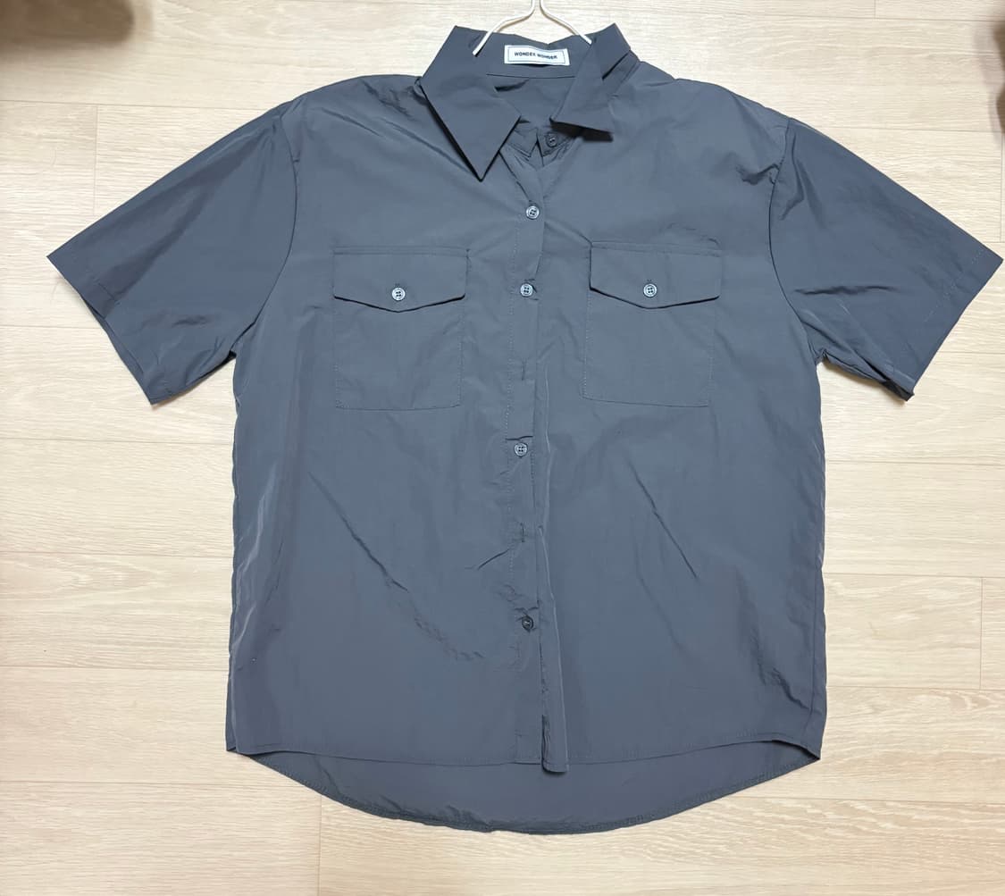 원더원더 다톤 오버핏 나일론 카콜 티셔츠 상품이미지2