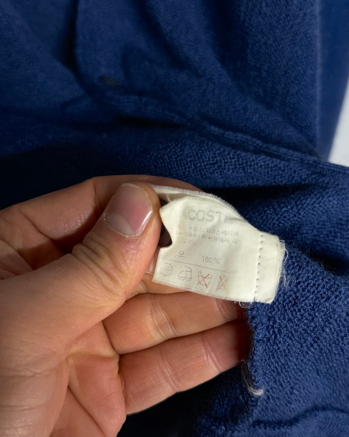 90‘s 라코스테 울 가디건 95 상품이미지5