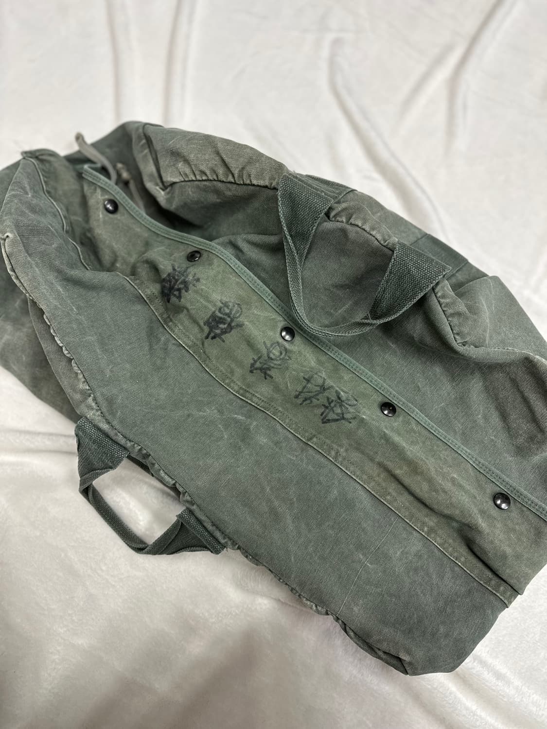 (OS)미공군 오리지널 밀리터리 캔버스 키트백 상품이미지6