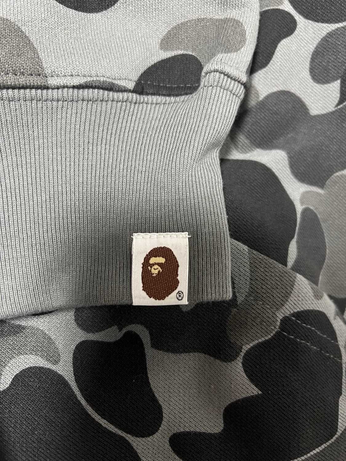 베이프 후드집업 / L 그레이 상품이미지7