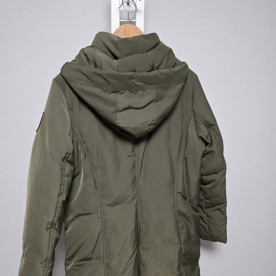 타미힐피거 카키 롱패딩 상품이미지5