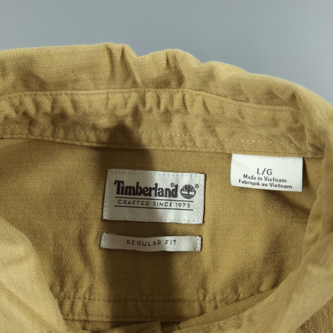 팀버랜드 샌드 베이지 투포켓 레귤러핏 워크웨어 코튼 남방 셔츠 L 상품이미지7