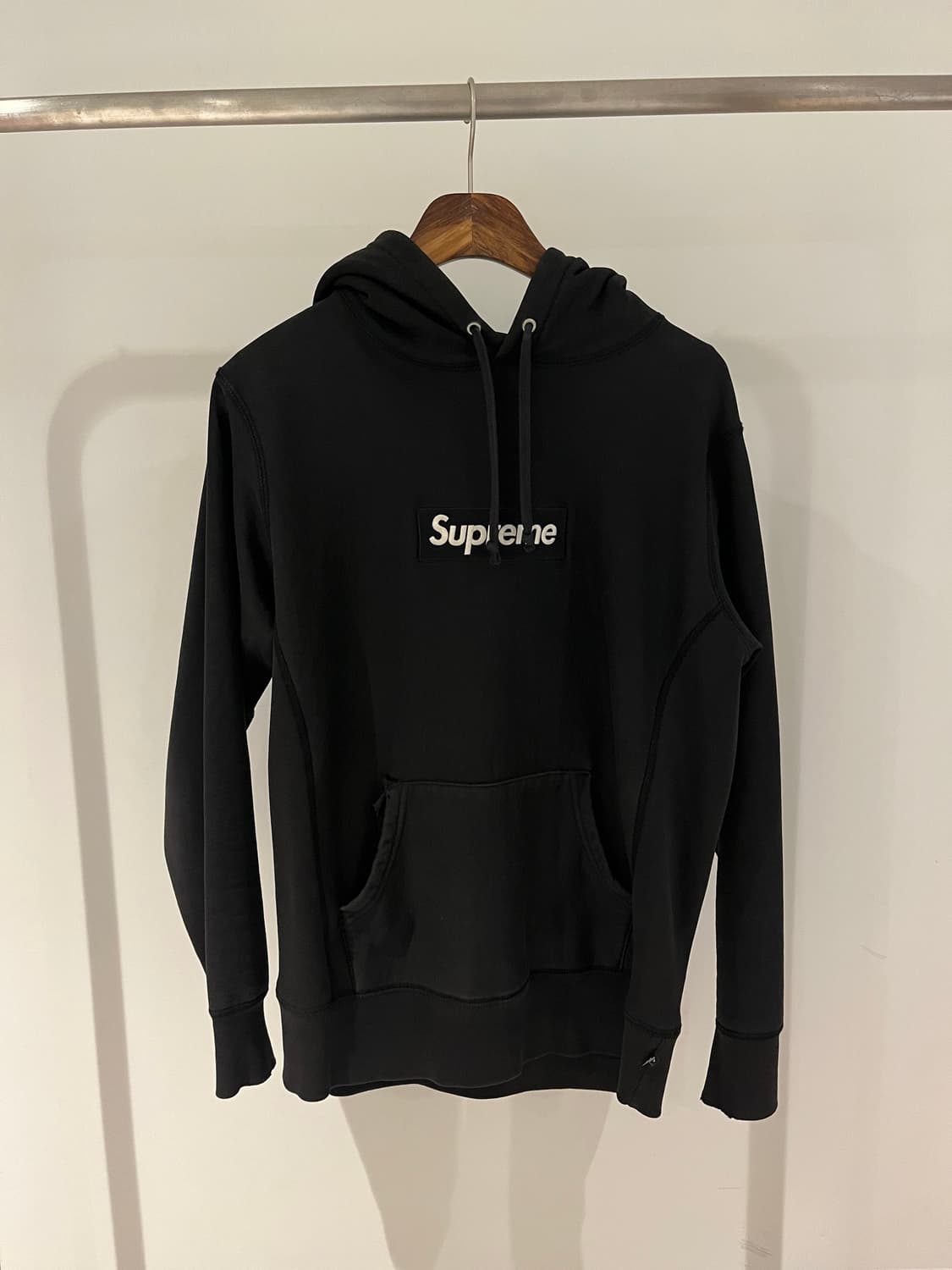 Supreme Box Logo Hoodie Black 상품이미지1