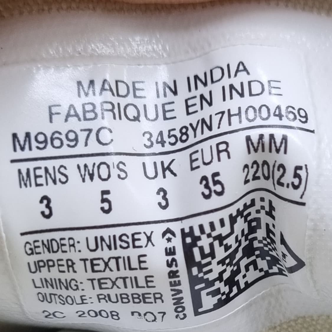 컨버스 올스타 네이비 스니커즈 220 상품이미지6