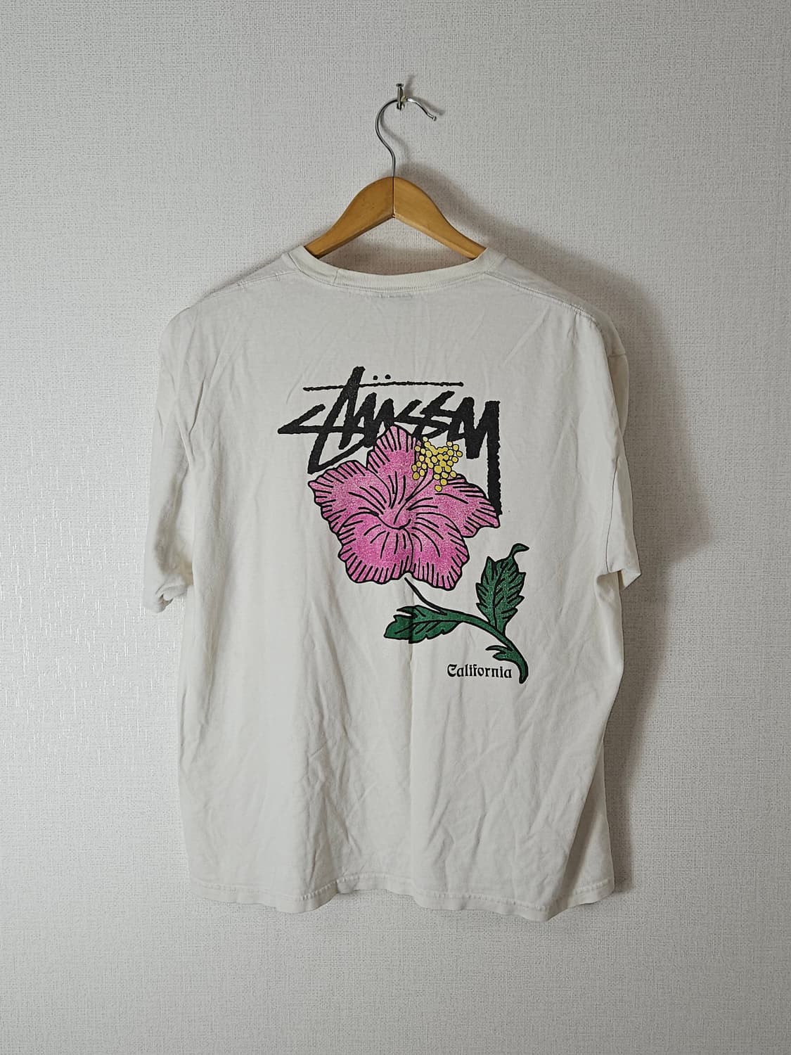 스투시 캘리포니아 플라워 반팔 티셔츠 L 정품 상품이미지1