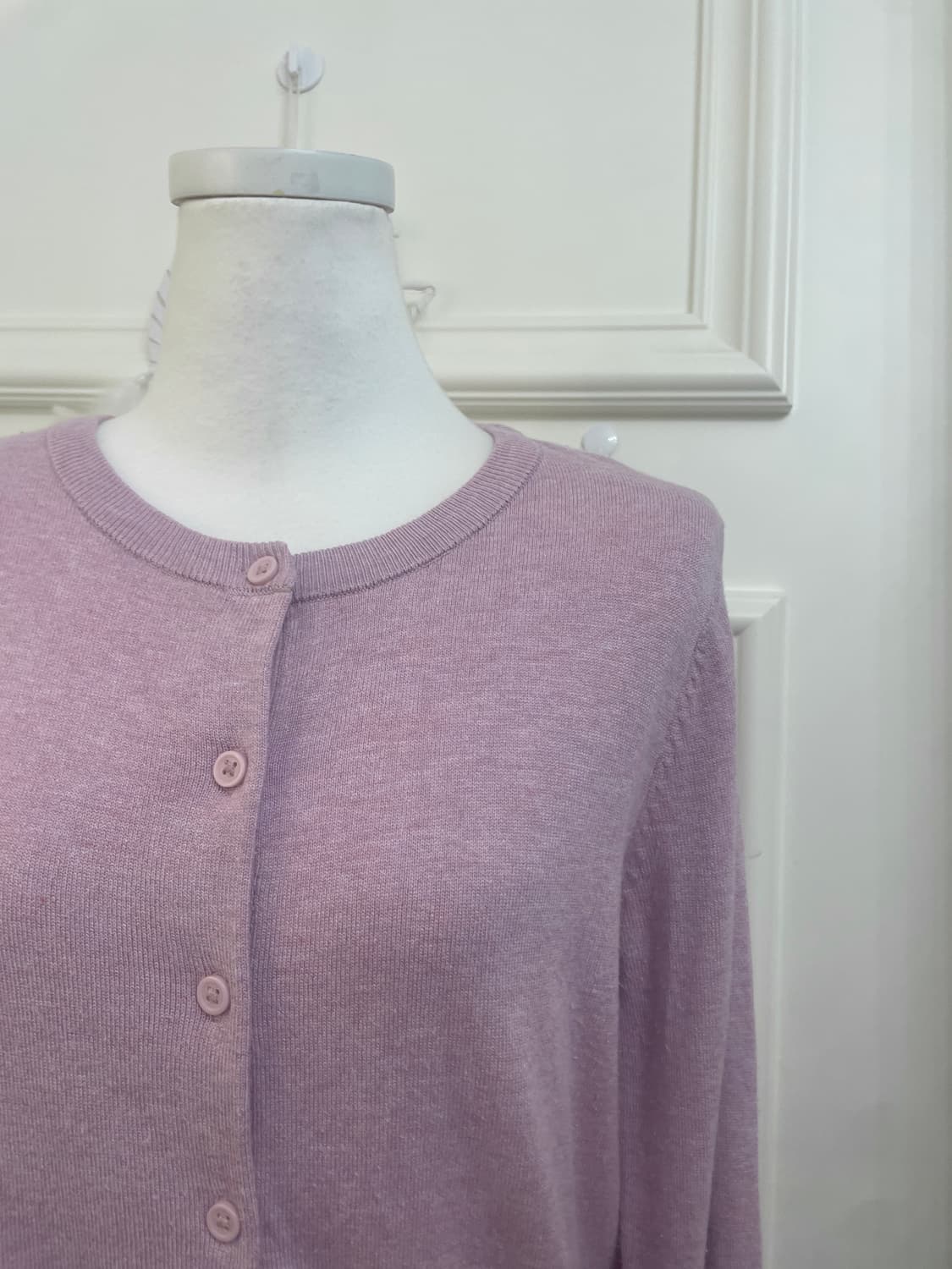 lavender melange basic cardigan 상품이미지6
