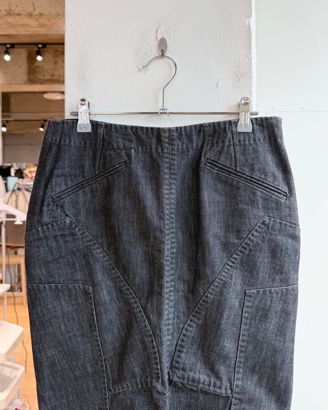 구찌 데님 패치워크 미디스커트 상품이미지3