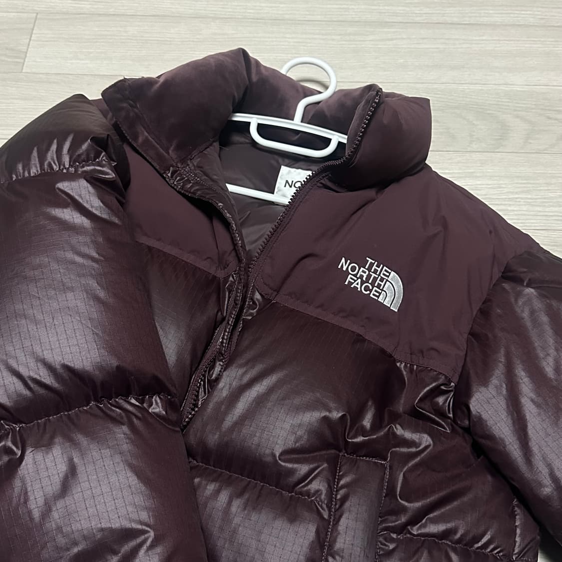 노스페이스 눕시 패딩 브라운 M 상품이미지2