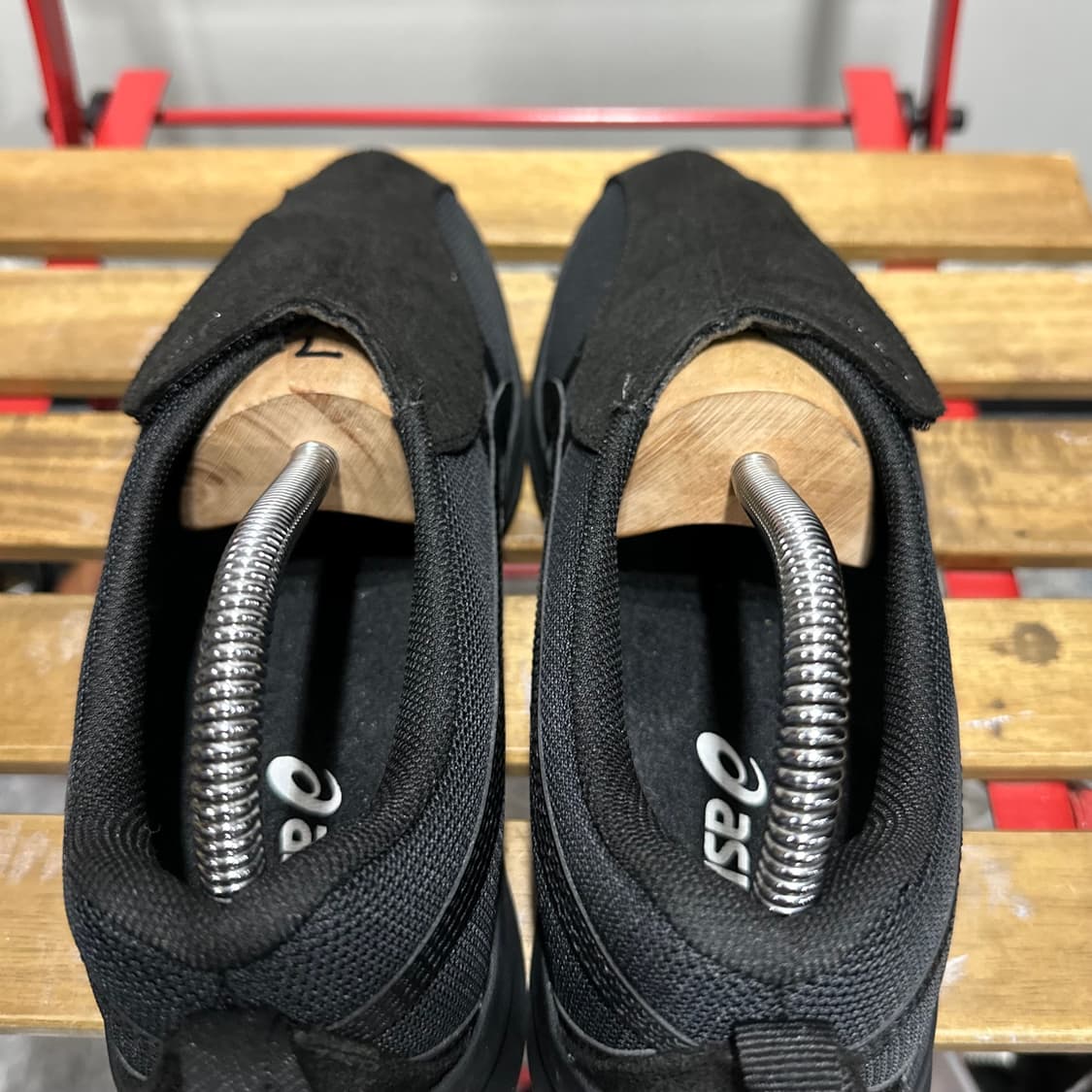 230) 아식스 운동화 여성 여자 신발 라이프 워크 블랙 상품이미지5