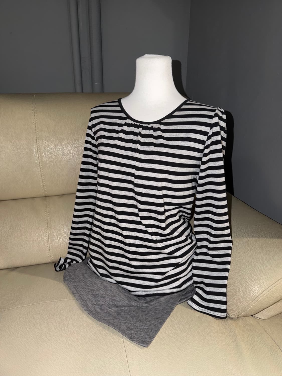 stripe pattern long sleeve 상품이미지1