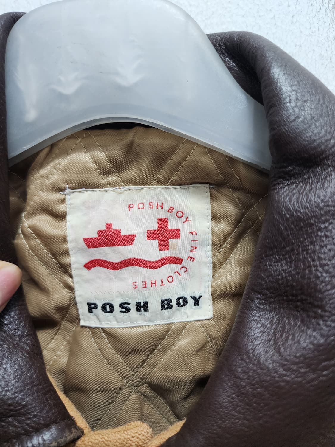 POSHBOY 90s 포쉬보이 WOOL LEATHER 바시티자켓 상품이미지10