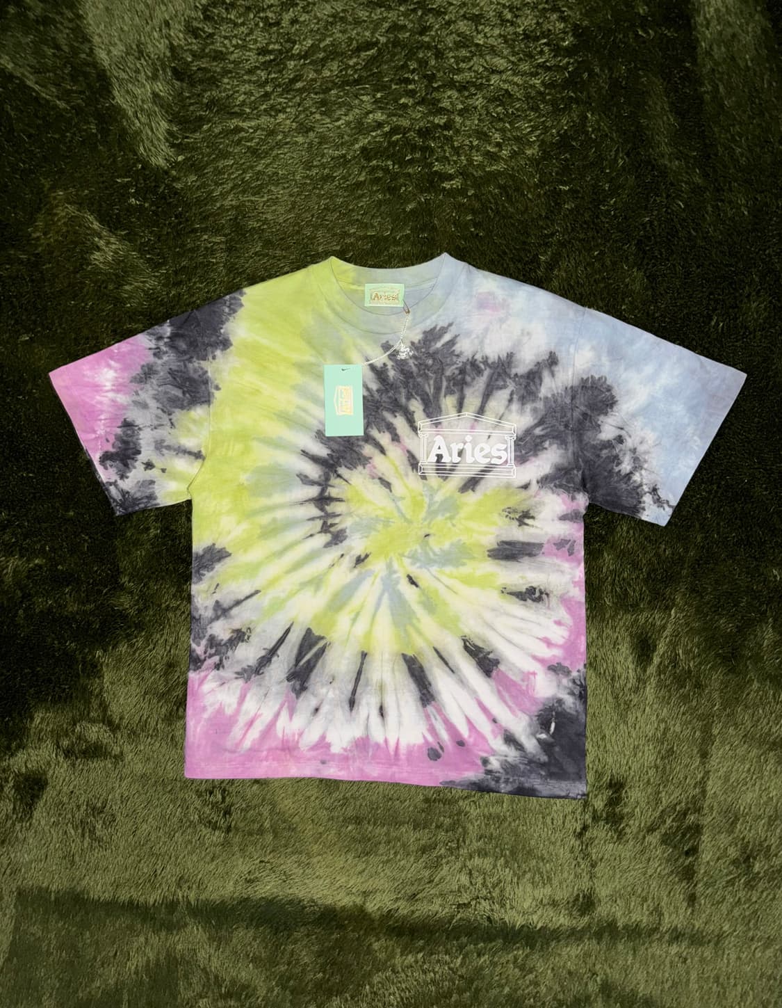 [S] Aries 애리즈 Made in Italy 타이다이 템플 티셔츠 상품이미지1
