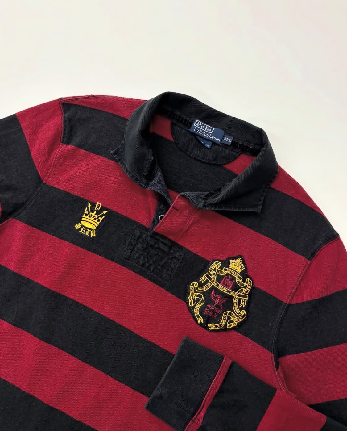 Polo 폴로랄프로렌 엠브로이드 단가라 럭비티  상품이미지1