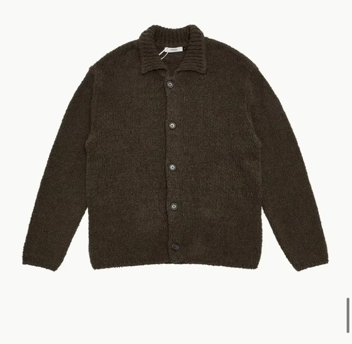 [L] 아모멘토 버튼업 가디건 브라운 상품이미지1