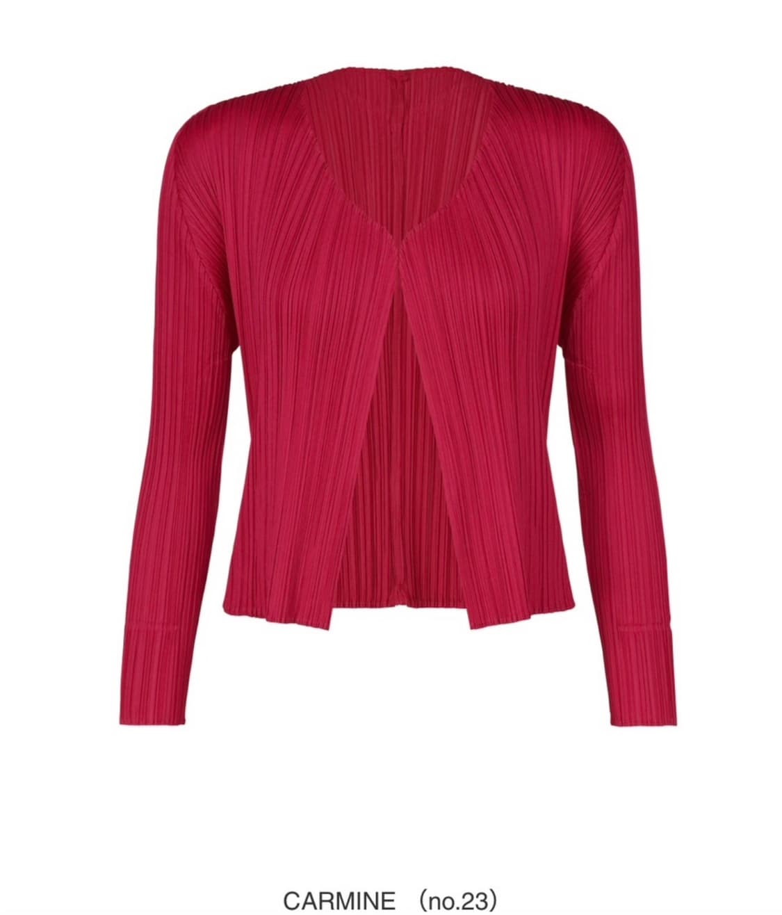 플리츠플리즈 뉴컬러플 베이직 4 숏 가디건 상품이미지1