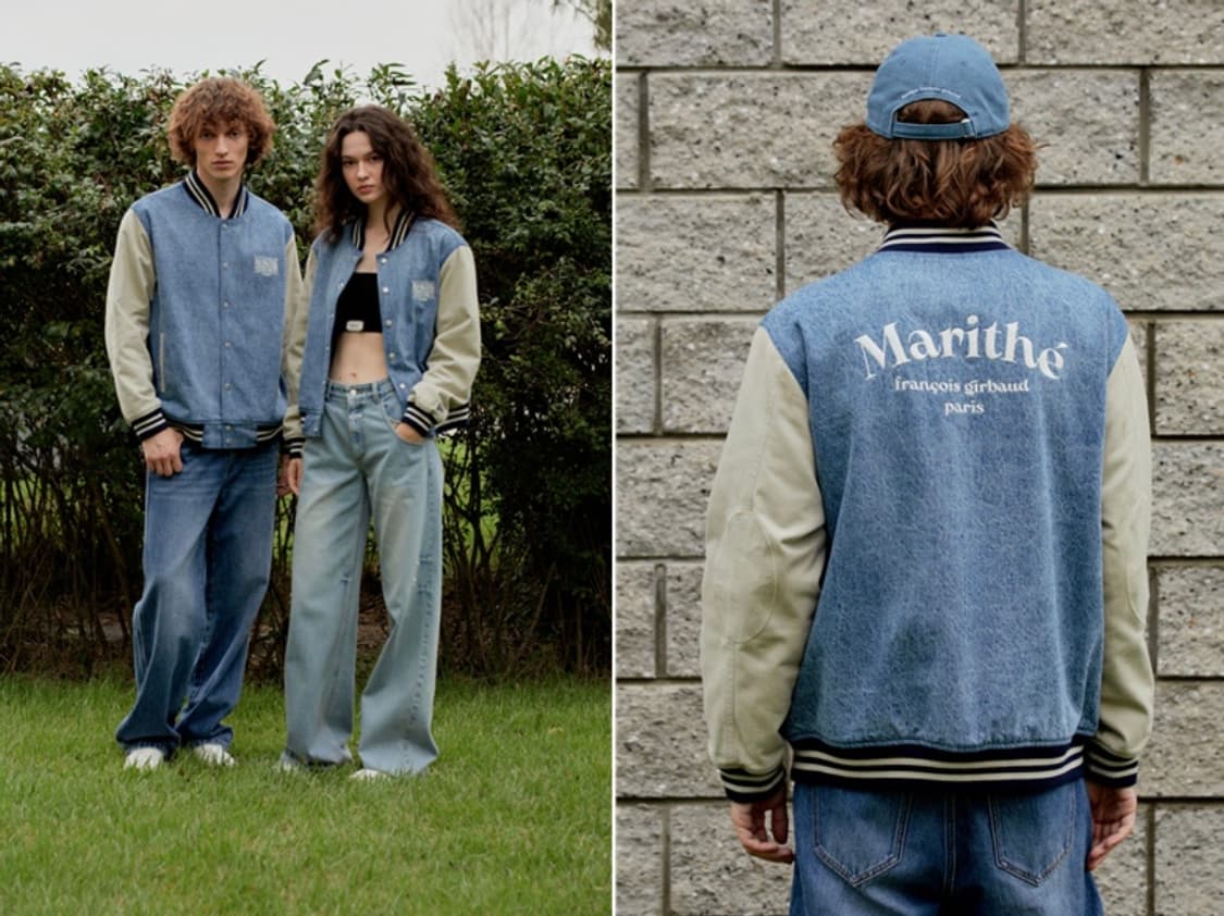 마리떼 프랑소와 저버 데님 바시티 재킷 상품이미지8