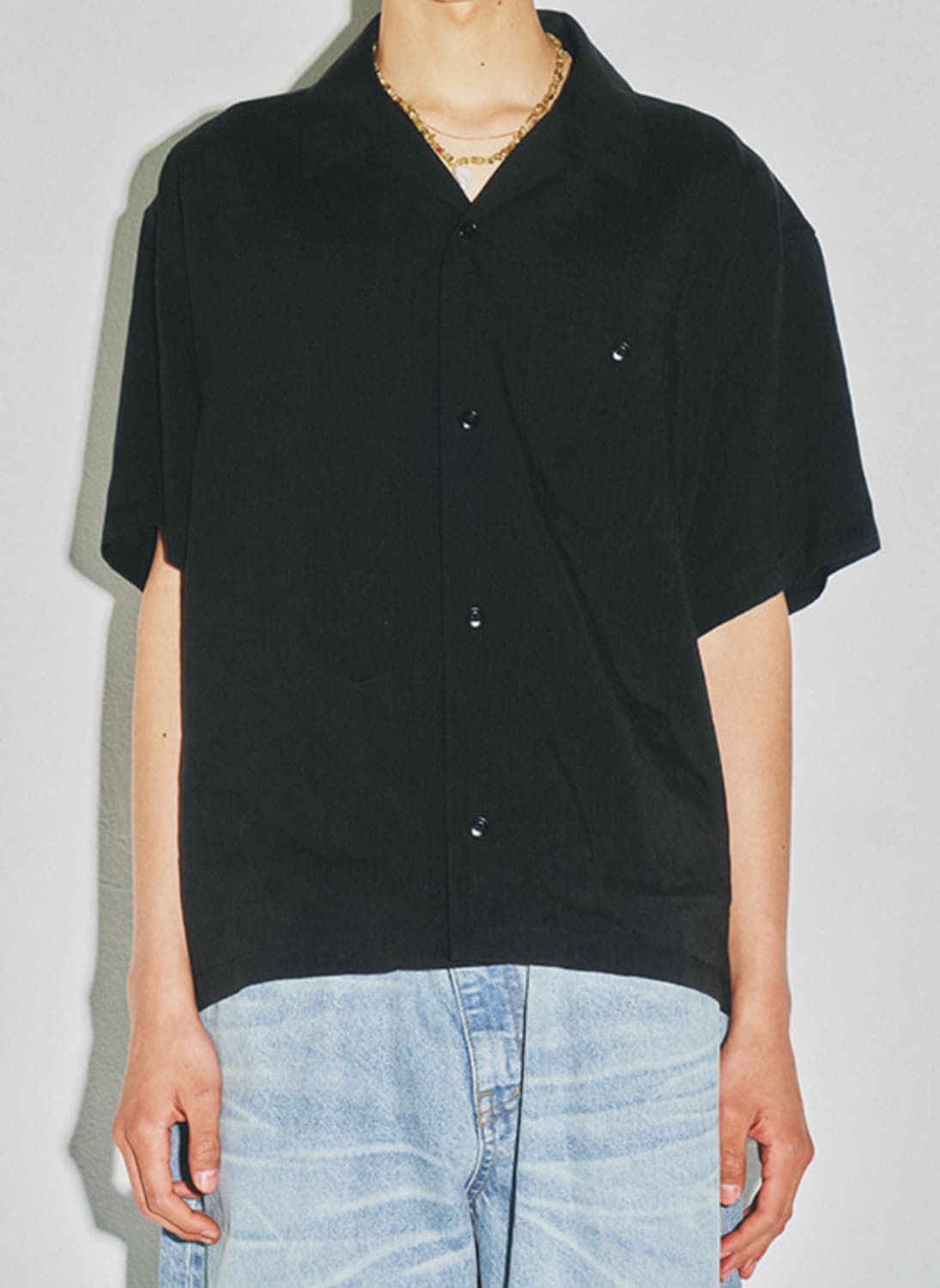 토니웩 Cozy Linen Viscose Cuban-Collar Shir 상품이미지1