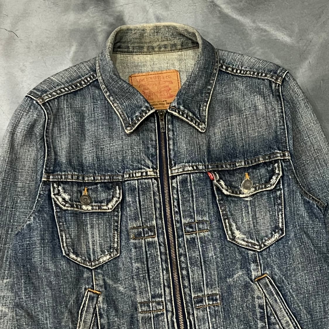  리바이스 데님 트러커 집업 자켓 y15182 상품이미지3