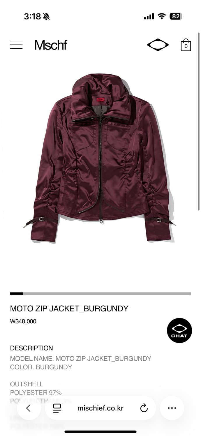 미스치프 MOTO ZIP JACKET  상품이미지1