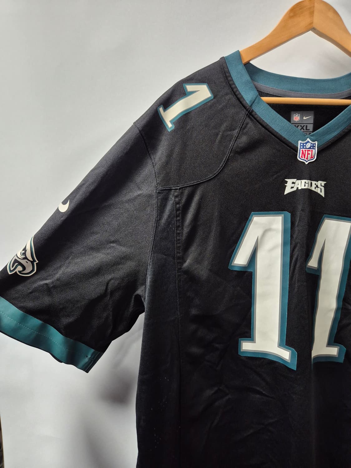 *무배*나이키 NFL 필라델피아 이글스 웬츠 11번 XXL 블랙 져지 상품이미지2