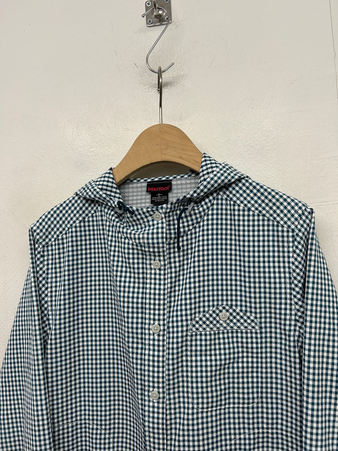 JPN Marmot 마모트 체크 후드 셔츠 상품이미지2