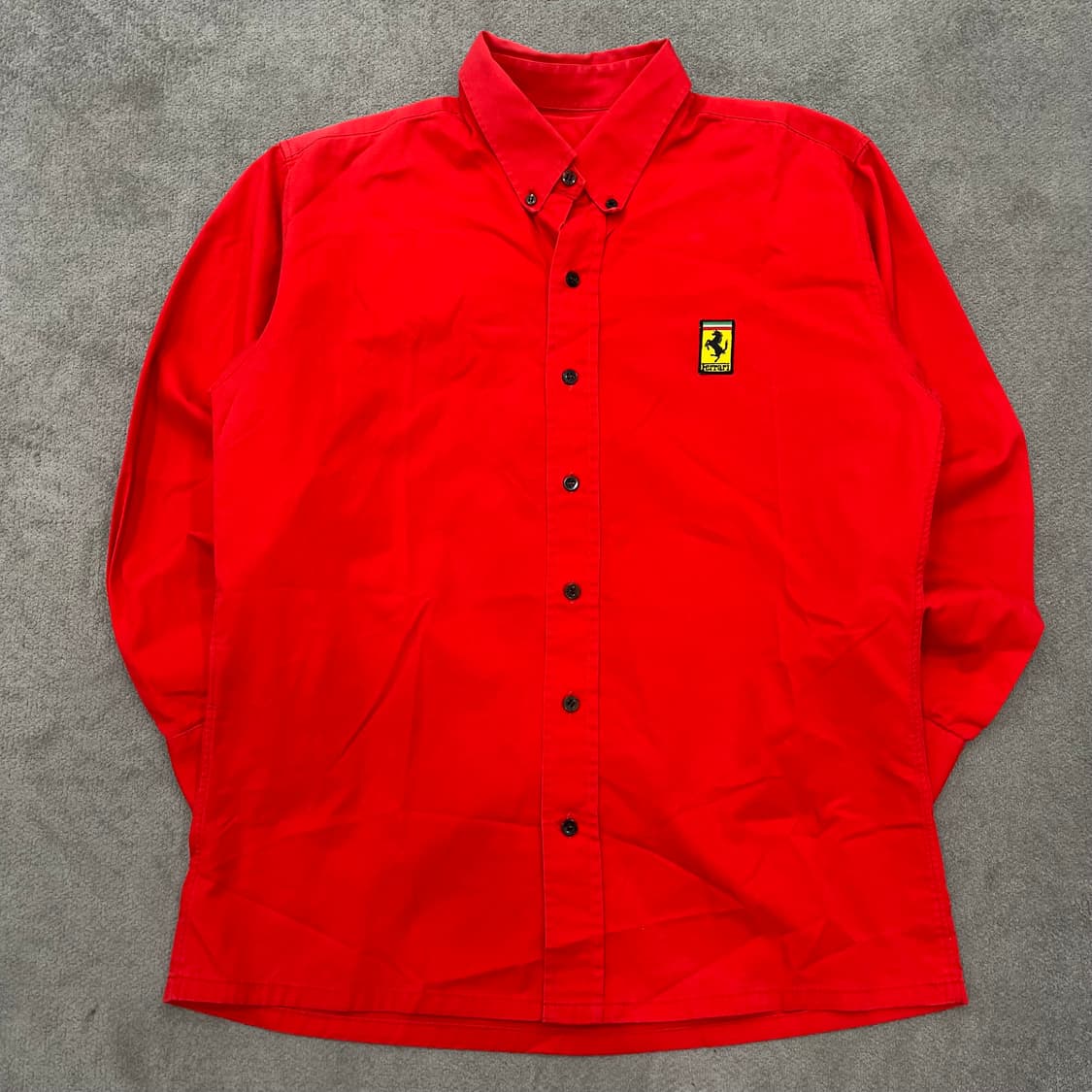 페라리 레드 긴팔 셔츠 상품이미지1