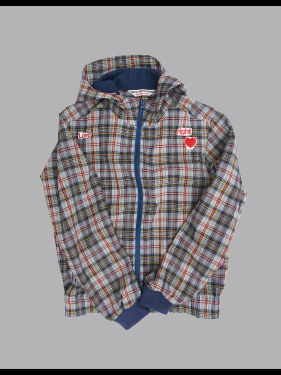 더뮤지엄비지터 체크 자켓 상품이미지1