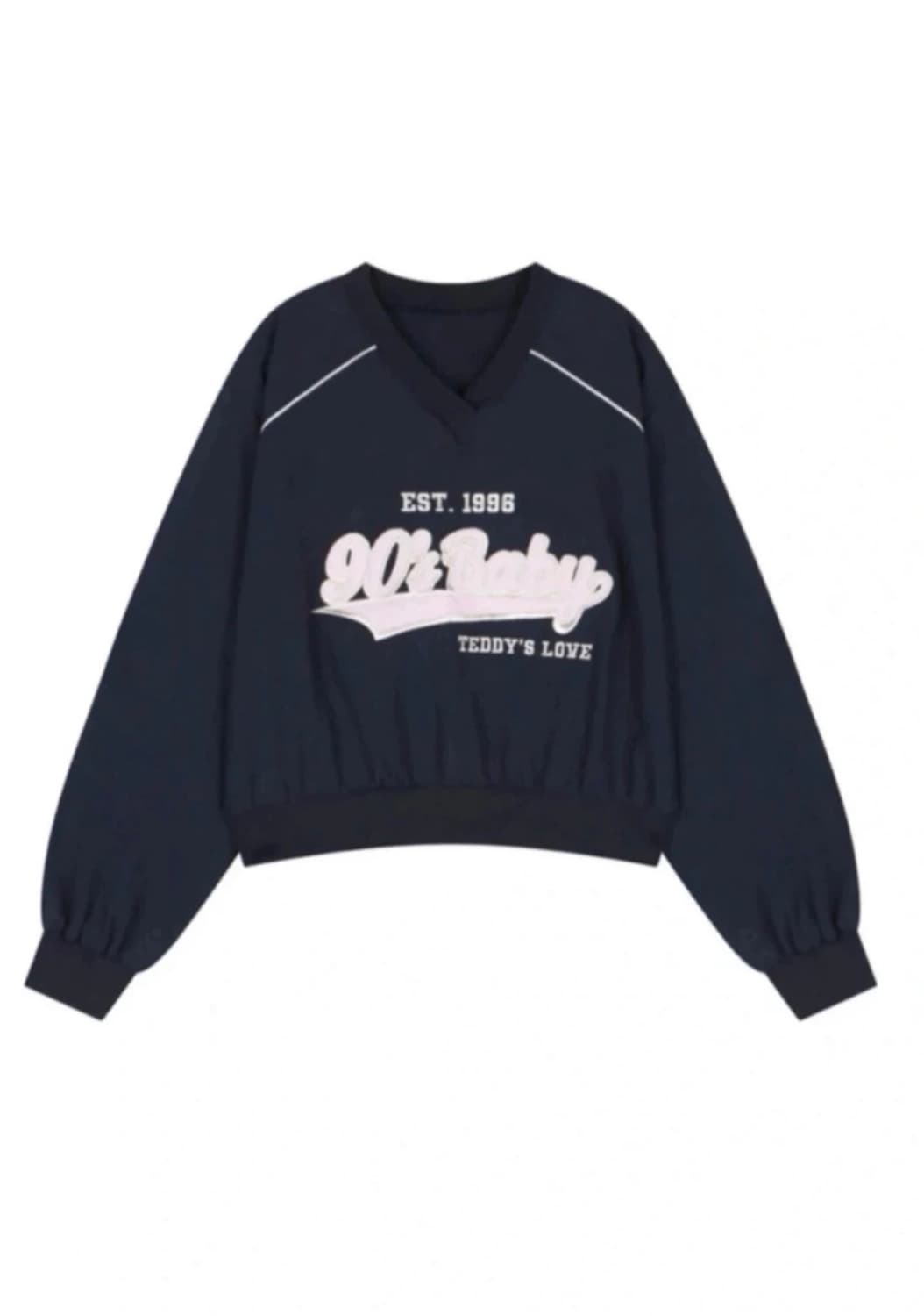 테디스러브 맨투맨(navy) 상품이미지1