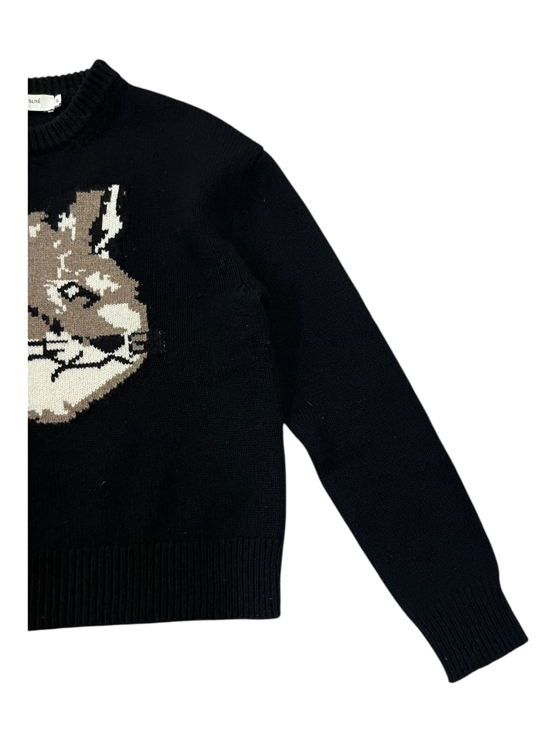 메종키츠네 니트 블랙 XS #csz1980 상품이미지8