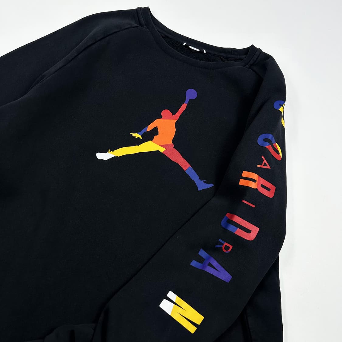 조던 점프맨 사이드라인 블랙 맨투맨 (XL) 상품이미지3