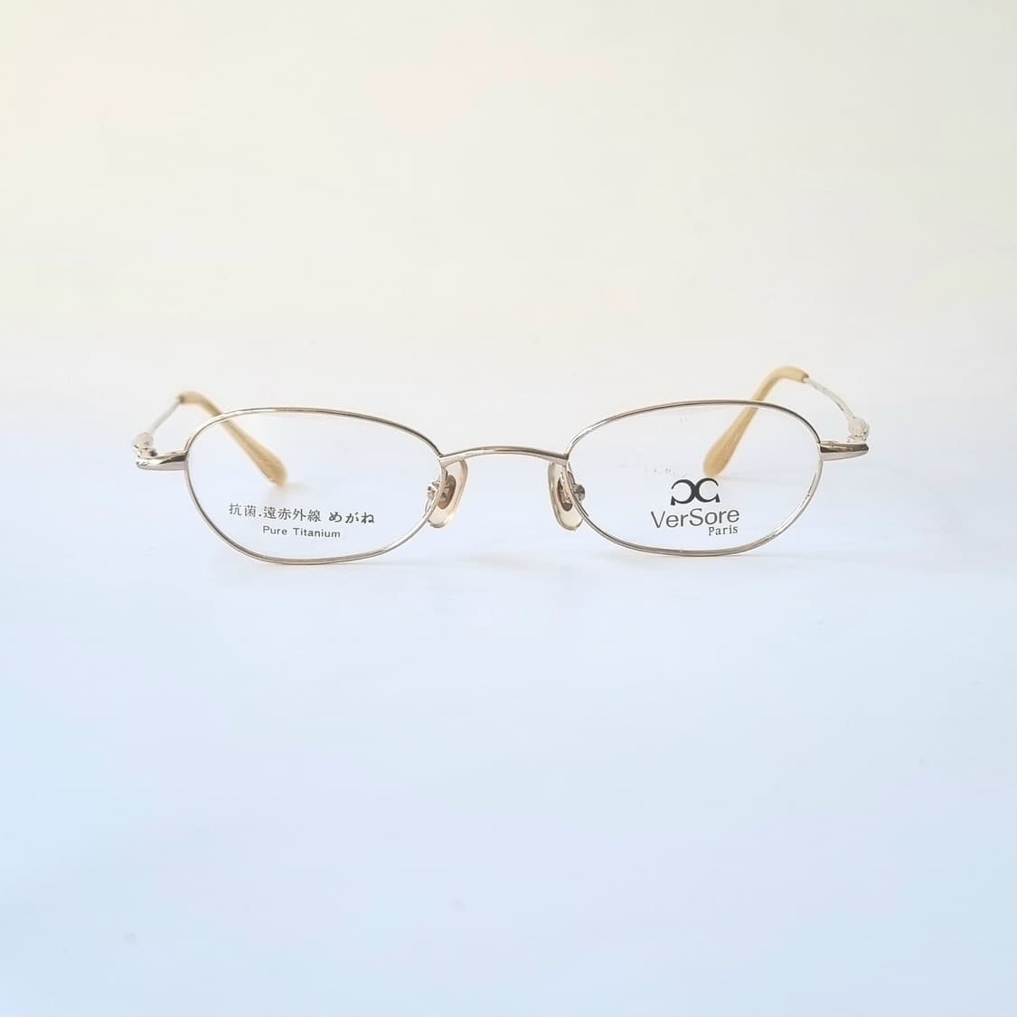 데드스탁 Pure Titanium (순티타늄) 오벌쉐임 안경테 상품이미지2