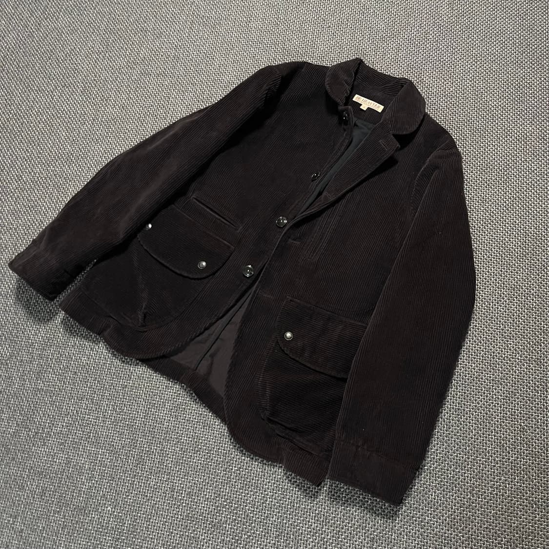 비헤비어 다크브라운 코튜로이 자켓 상품이미지1