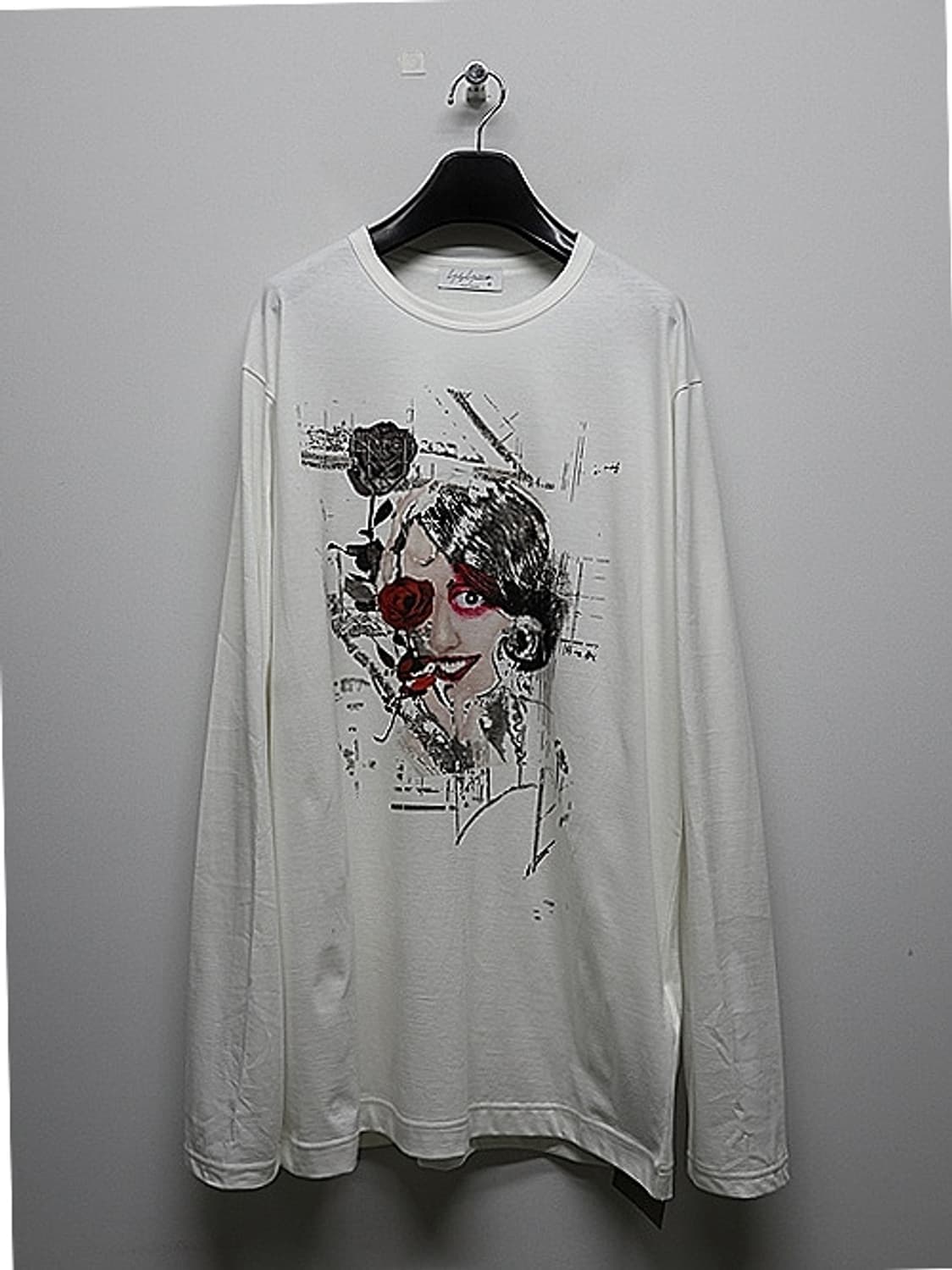 새상품 요지야마모토 천축 로즈프린팅 롱슬리브 3size 상품이미지1