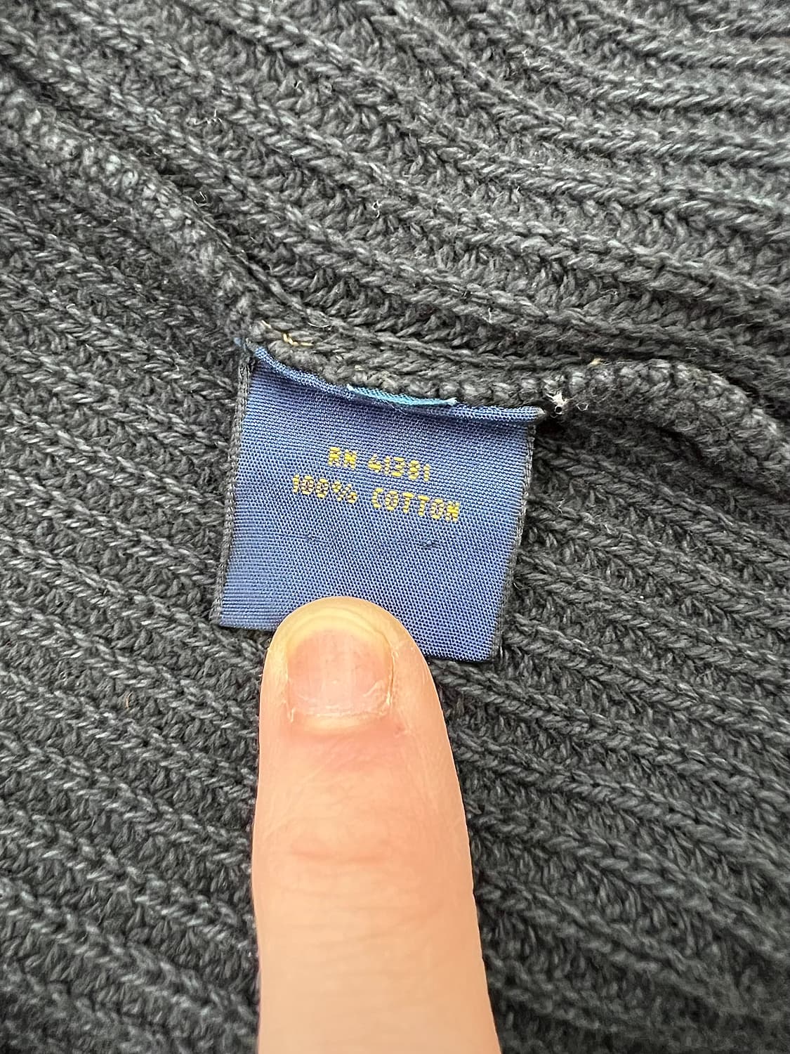 폴로 랄프로렌 숄 카라 텍스처 코튼 보머 자켓 상품이미지8