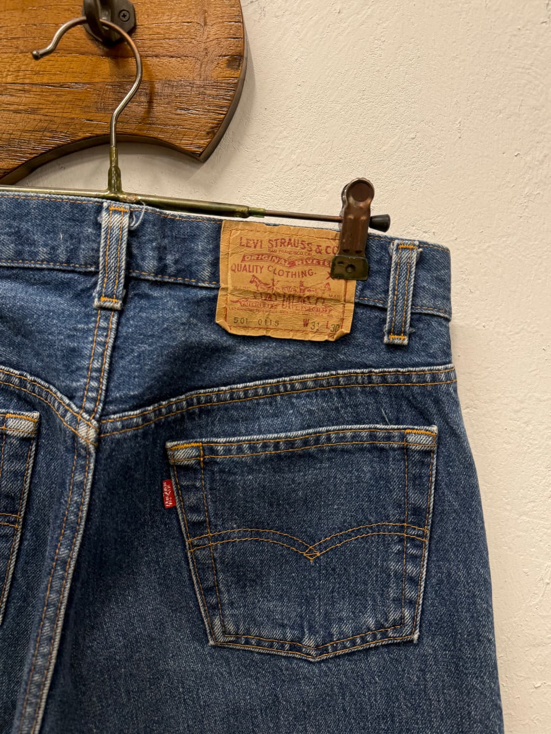 29.5) 80s USA Levi’s 501 Button Fly Jean 상품이미지3