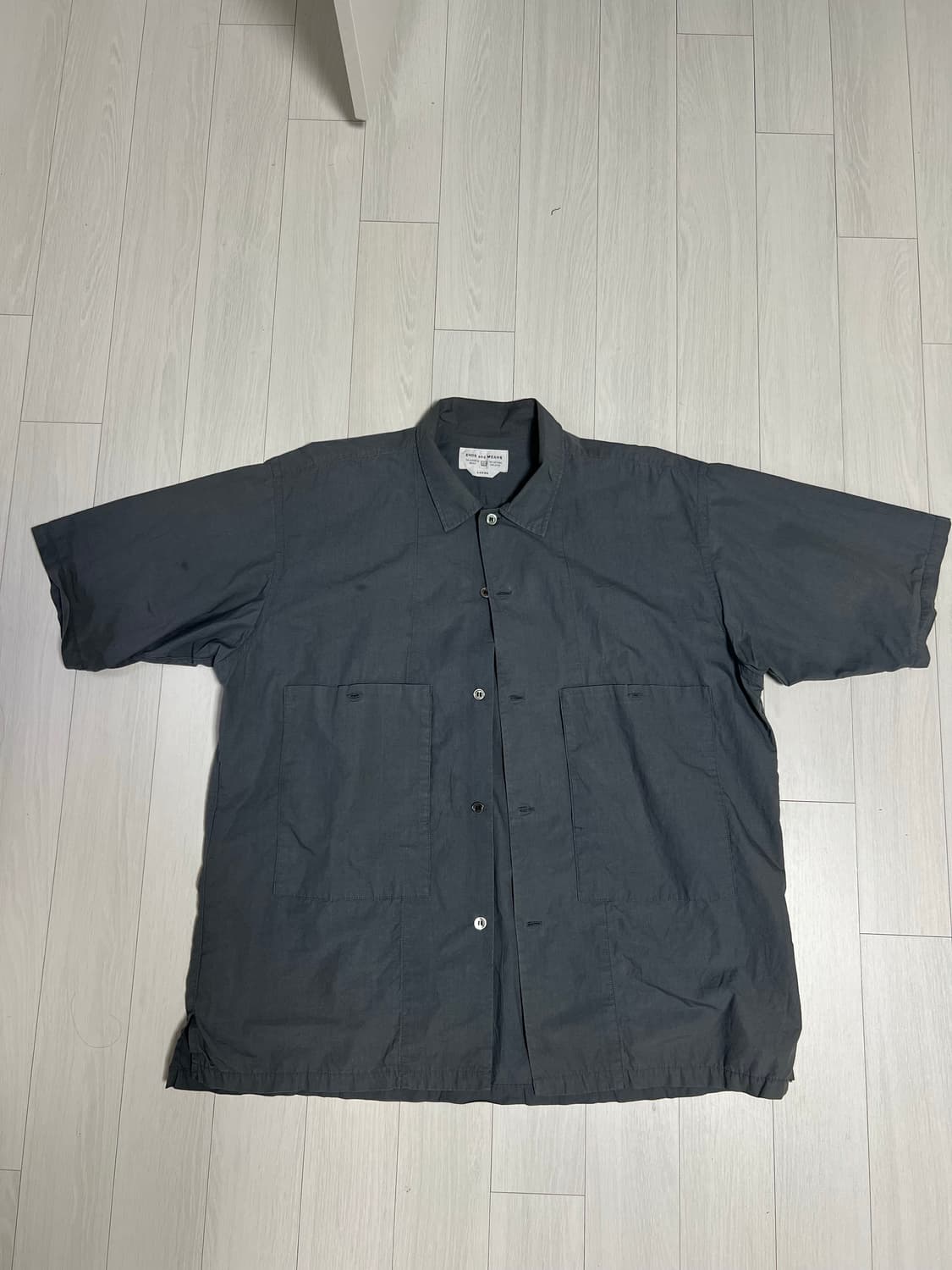 Ends and means corfu 반팔셔츠 블루그레이 L 상품이미지2