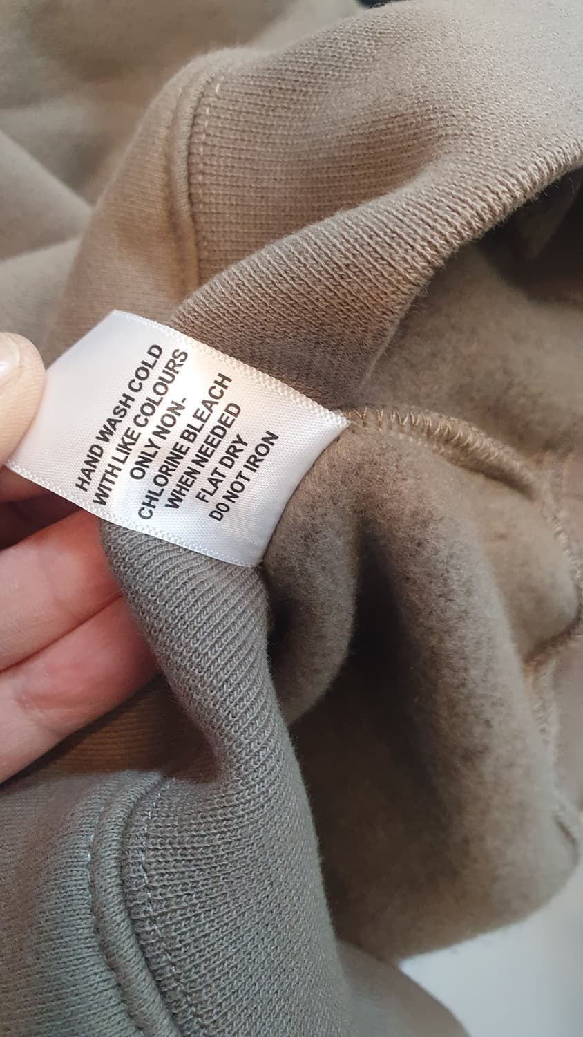 에스피오나지 에센셜 기모후드티 XS(오버핏으로크게나왔음 상품이미지6