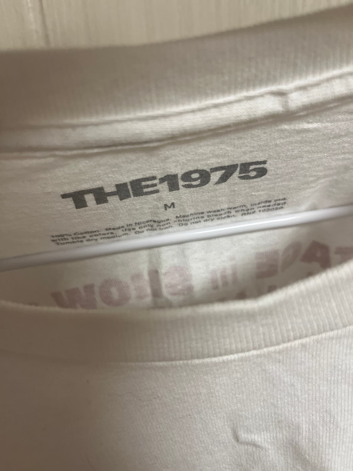 the1975 북미투어 콘서트 밴드 티셔츠 상품이미지3