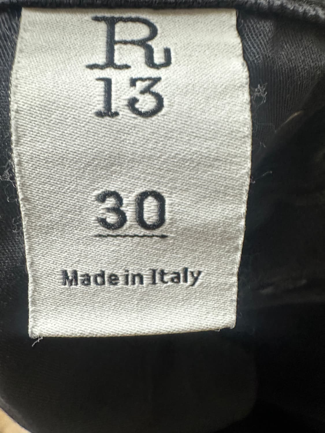 R13 흑청 데님 30 상품이미지8