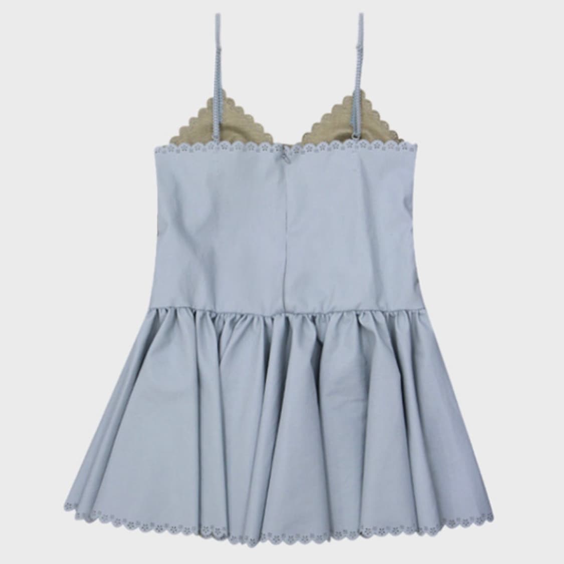 프레클 lace faux leather dress 상품이미지2