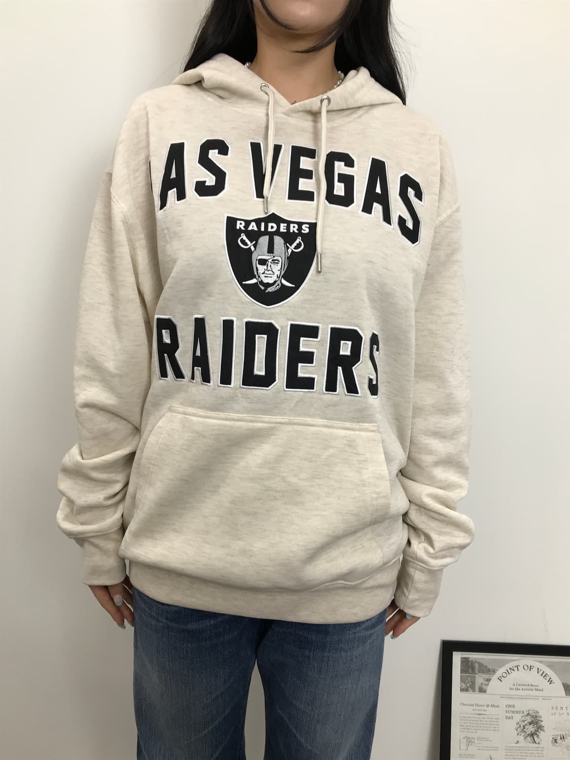 NFL Las Vegas Raiders Logo Hoodie 상품이미지2